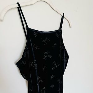 90s All That Jazz Black Mini Dress Vintage